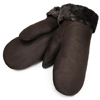 Abbildung von Werner Christ Winterhandschuhe Mittens Dunkelbraun 5