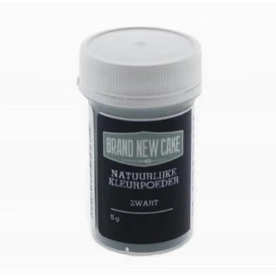 Abbildung von BrandNewCake® Natürlicher Schwarzer Farbpulver 5g Essbare Lebensmittelfarbe Perfekt zum Backen