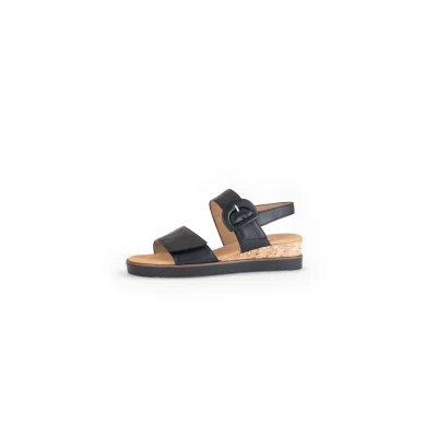 Abbildung von Gabor Keilsandalette, Damen, Größe: 38, Schwarz Schuhe