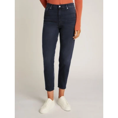 Abbildung von Calvin Klein Jeans MOM Relaxed Fit, Damen, Größe: 30x28, Denim black