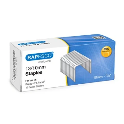 Abbildung von Rapesco S13100Z3 13/10mm verzinkte Tackerklammern, 5000 Stück