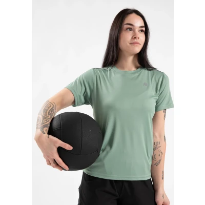 Abbildung von Gorilla Wear Mokena Tshirt print, Damen, Größe: Small, Green