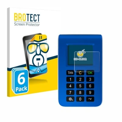 Abbildung von BROTECT (6 Stück Schutzfolie für REINER SCT tanJack photo QR Displayschutz Folie Ultra Klar