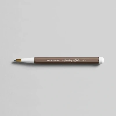 Abbildung von LEUCHTTURM1917 364165 Drehgriffel Nr. 1, Warm Earth Gelstift mit schwarzer Tinte