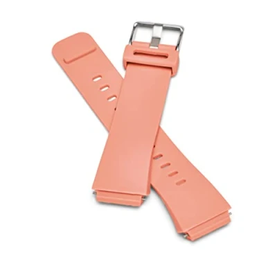 Abbildung von TIME TIMER Uhrenarmband, farbiges Zubehör weiches Silikon, abnehmbares, verstellbares Ersatz kompatibel Uhr (Sedona Orange Small)