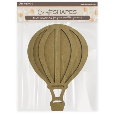 Abbildung von Stamperia Timeless MDF Crafty Shapes Blanks Air Balloon (KLSM52)