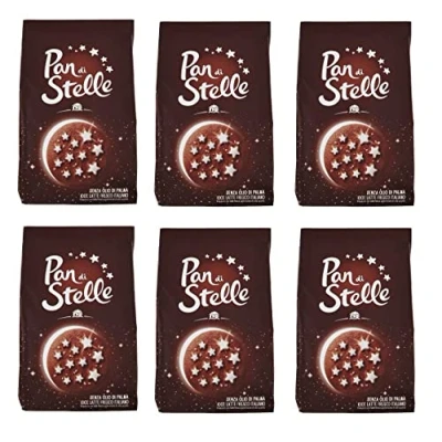 Abbildung von 6x Mulino Bianco Kekse &#039;Pan di Stelle&#039;, 350 g