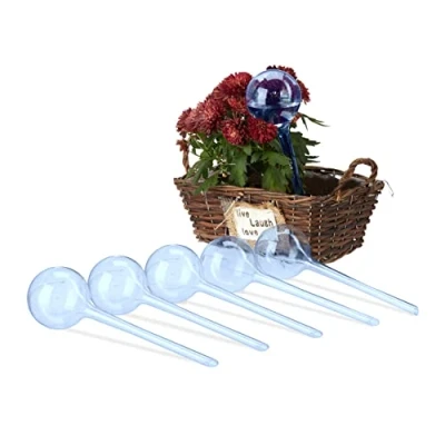 Abbildung von relaxdays Tropfer Bewässerungskugeln 6er Set, Blau