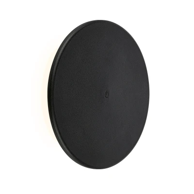 Abbildung von BRILONER Wandleuchte ohne Stromanschluss mit Akku, Touch, Dimmbar, Akku &amp; Lichtquelle tauschbar, Wandlampe Aussen, Wandbeleuchtung außen, Außenleuchte, 25x4 cm, Schwarz