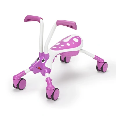 Abbildung von SCRAMBLEBUG Bubble Kindertrag, faltbar, 4 Räder, Violett und Weiß