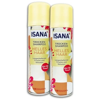 Abbildung von ISANA MED 2er Pack Trockenshampoo Helles Haar 2x 200ml