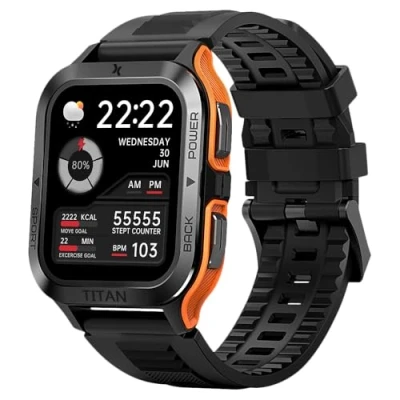 Abbildung von Titan Pro Maxcom Defender Smartwatch Gesundheitsfunktionen Schwarz