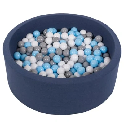Abbildung von SELONIS Bällebad Kinder 90x30cm Bällepool für Baby 200 Bälle Enthalten