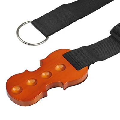 Abbildung von TIMESETL Cello Stopper Anti Rutsch Stopp Halter Massivholz Stachel Rest Anchor Schutz Auflage mit 4 Löcher in Form aus natürlichem Holz Rutschfest Parkettschoner