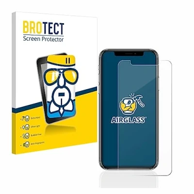 Abbildung von BROTECT Schutzglas für Apple iPhone X/Xs / 11 Pro Schutzfolie Panzer Folie Glas [Extrem Kratzfest 9H, Anti Fingerprint, Ultra Transparent]