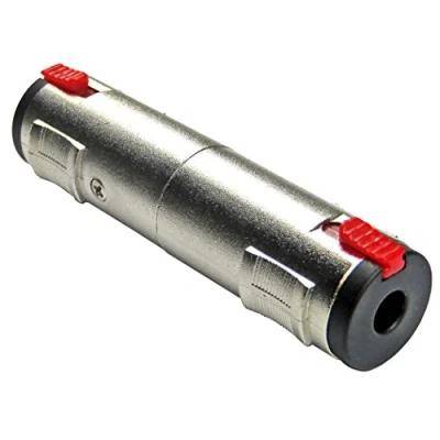 Abbildung von keepdrum ADA079 Klinken Kupplung 6,35mm Buchse zu Adapter Stereo