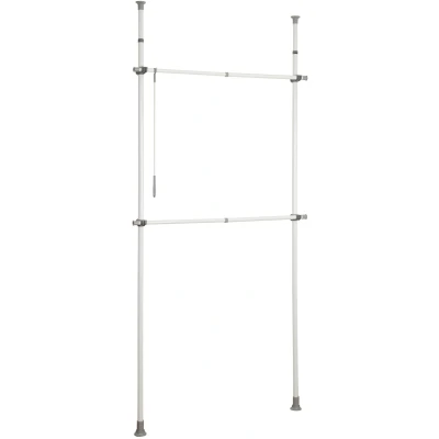 Abbildung von WENKO Teleskopregal &quot;Herkules Basic&quot;, verstellbar, Breite 75 120 cm, Höhe 165 300 cm