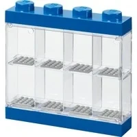 Abbildung von LEGO Minifiguren Vitrine blau, Aufbewahrungsbox