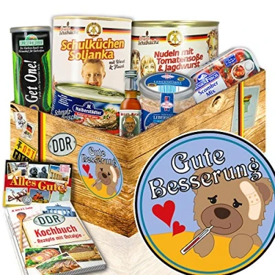 Abbildung von gute Besserung DDR Spezialitäten Box Geschenk Mann Ostpaket