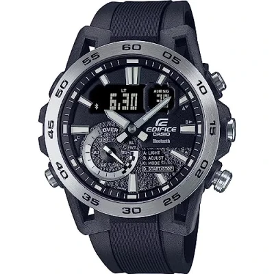 Abbildung von CASIO EDIFICE ECB 40P 1AEF Smartwatch, Armbanduhr, Herrenuhr, Bluetooth, Stoppfunktion, Weltzeit, digital