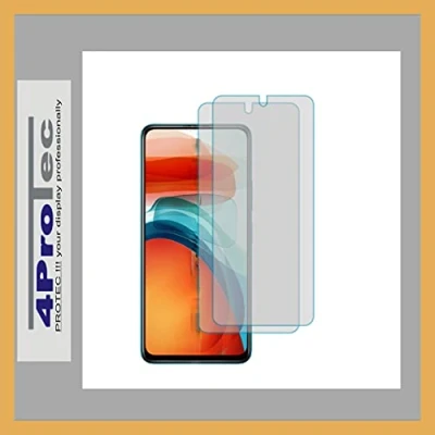 Abbildung von 4ProTec 2X Display Schutz Folie MATT für Redmi Note 10 Pro China