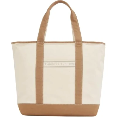 Abbildung von Tommy Hilfiger Summer TOTE Unisex Shopping Bag, Größe: One Size, Khaki