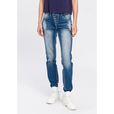Abbildung von Arizona Slim fit Jeans &quot;Heavy Washed Shaping&quot;, Mid Waist