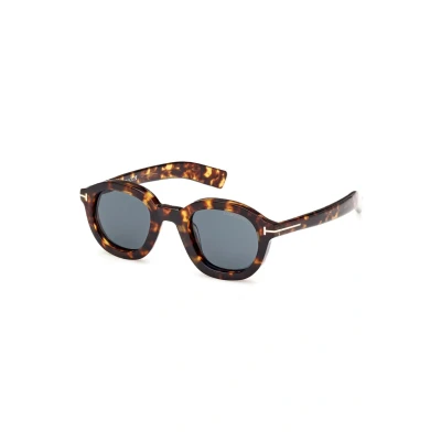 Abbildung von Tom Ford Sonnenbrille, Herren, Größe: One Size, Avana scuro blu notte