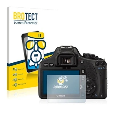 Abbildung von BROTECT Schutzglas für Canon EOS 550D Schutzfolie Panzer Folie Glas [Extrem Kratzfest 9H, Anti Fingerprint, Ultra Transparent]