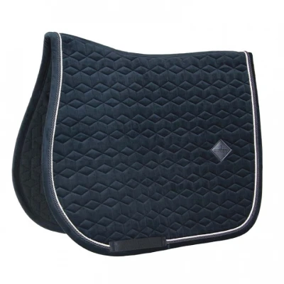Abbildung von Kentucky Schabracke Basic Fluwelen Springen Schwarz Warmblut
