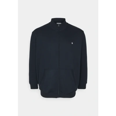 Abbildung von Jack &amp; Jones Epaulos Sweatjacke, Herren, Größe: 7XL, Navy