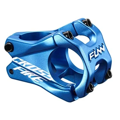 Abbildung von FUNN Crossfire Mountainbike Vorbau mit 31,8 mm Lenkerklemmung Langlebiger und Leichter Legierungs für BMX Bike, Länge 35 (Blau)