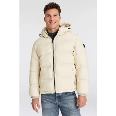 Abbildung von BOSS ORANGE Steppjacke &quot;Obark D&quot;, mit Kapuze, integriertem Stehkragen