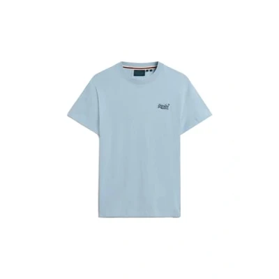 Abbildung von Superdry Vintage LOGO EMB Tshirt basic, Herren, Größe: 3XL, China blue