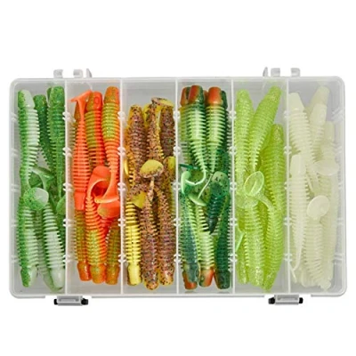 Abbildung von Gunki Tipsy SXL Clear Water Box Shads 10cm (8.7g) (60 Stück) Gummifisch