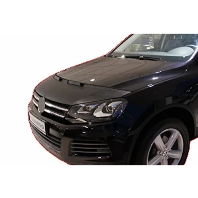 Abbildung von AB 00254 Auto Bra kompatibel mit VW Volkswagen Touareg Bj. 2010 2015 Haubenbra Steinschlagschutz Tuning Bonnet