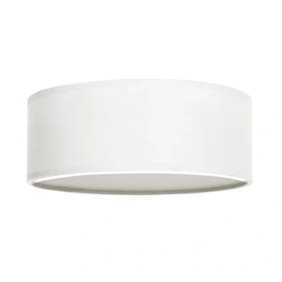 Abbildung von Smartwares Deckenleuchte Textilschirm 30 cm Ø 2x E14 Max. 40 W Für LED geeignet Weiß 10.004.63