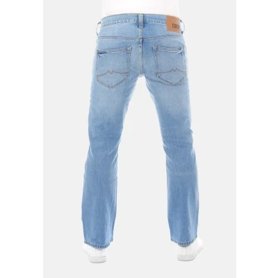 Abbildung von Mustang Oregon Jeans Bootcut, Herren, Größe: 33x32, Light blue denim