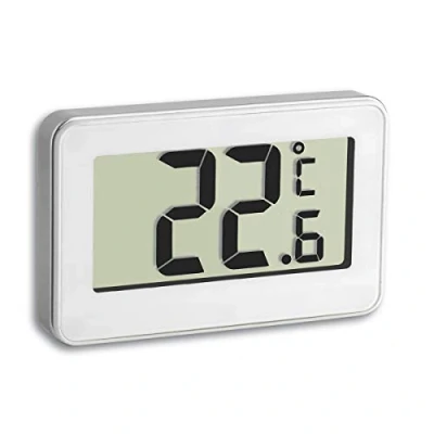 Abbildung von TFA Dostmann Digitales Thermometer, vielseitig einsetzbar, Temperaturmessung im Kühlschrank, gut ablesbar, L 68 x B 25 (14) H 43 (61) mm