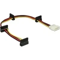 Abbildung von DeLock Kabel Power Molex 4 Pin Stecker &gt; x SATA 15 Buchse 40 cm