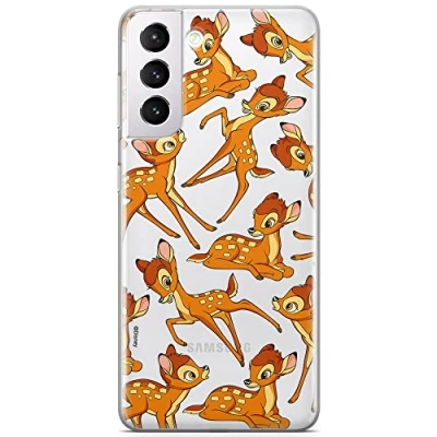 Abbildung von ERT GROUP Handyhülle für Samsung S21 Original und offiziell Lizenziertes Disney Muster Bambi 017 optimal an die Form des Handy angepasst, teilweise transparent