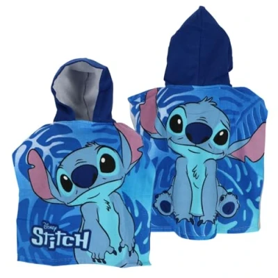 Abbildung von Lilo &amp; Stitch Poncho, blau/lila, Einheitsgröße