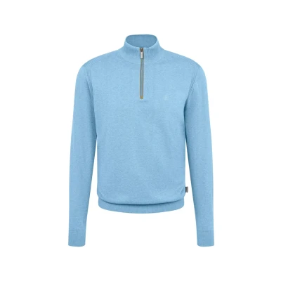 Abbildung von bugatti Troyer Strickpullover, Herren, Größe: Large, Hellblau