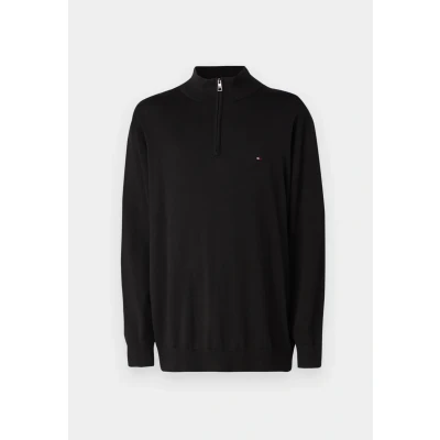 Abbildung von Tommy Hilfiger Essential Strickpullover, Herren, Größe: 4XL, Black