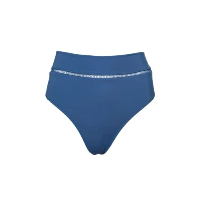 Abbildung von TRENDYOL Damen Axusar Striped Detailed Six Bikini Bottoms, Dark Blue, 38 EU