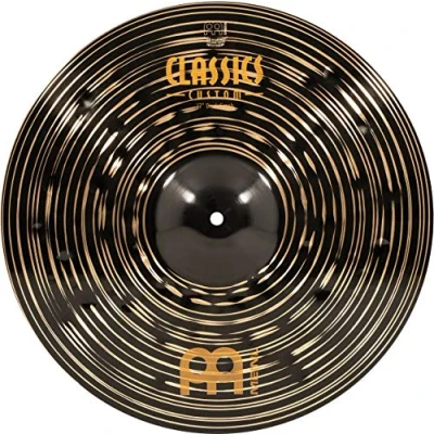 Abbildung von Meinl Cymbals Classics Custom Dark Crash — 17 Zoll (Video) Schlagzeug Becken (43,18cm) B12 Bronze, Dunkles Finish (CC17DAC)