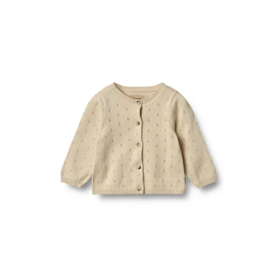 Abbildung von Wheat MAIA Strickjacke für Kinder, Größe: 62, Sandshell