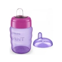 Abbildung von Philips Avent Trinkbecher mit Silikonmundstück 260 ml/9 meses Rosa, 1 Stück (1er Pack)