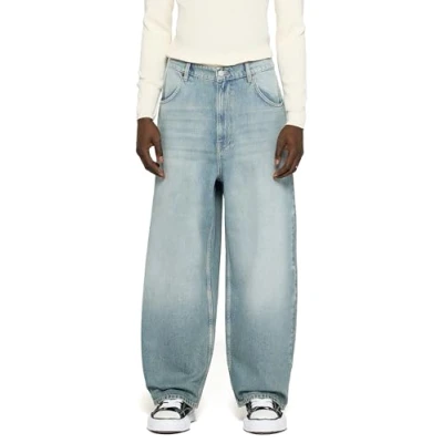 Abbildung von Burocs Skater Fit Jeans Pacific Blue Herren 5 Pocket Style Mit YKK Reißverschluss 100% Baumwolle, Farbe:Pacific Blue, Hosengröße:W32 L32
