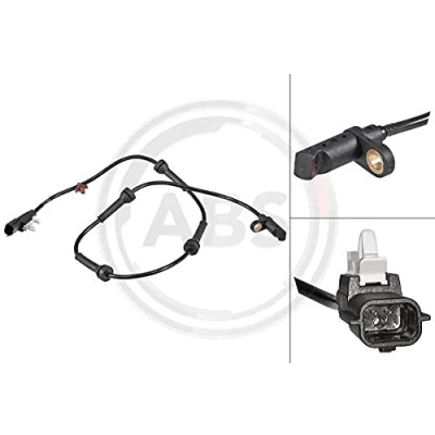 Abbildung von A.B.S. 31776 ABS Sensor aktiver 850mm schwarz NISSAN: Qashqai 2